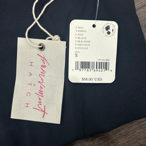 NWT FP Movement x Hatch Never Better Square Neck Maternity Bra Black Size S - Picture 6 of 9